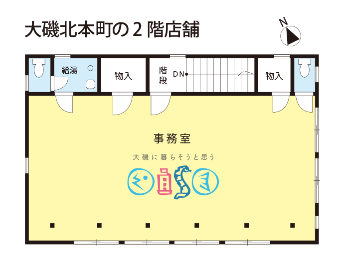 大磯町の国道1号線沿いの貸店舗