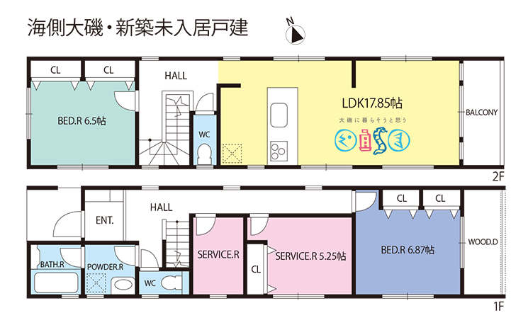 大磯町大磯の新築未入居戸建